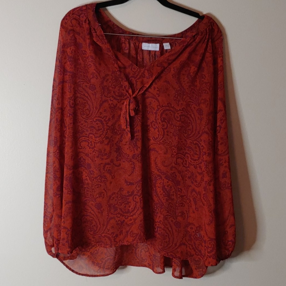 New York & Company blouse size XL